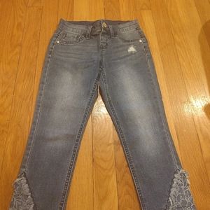 Girls jeans capris